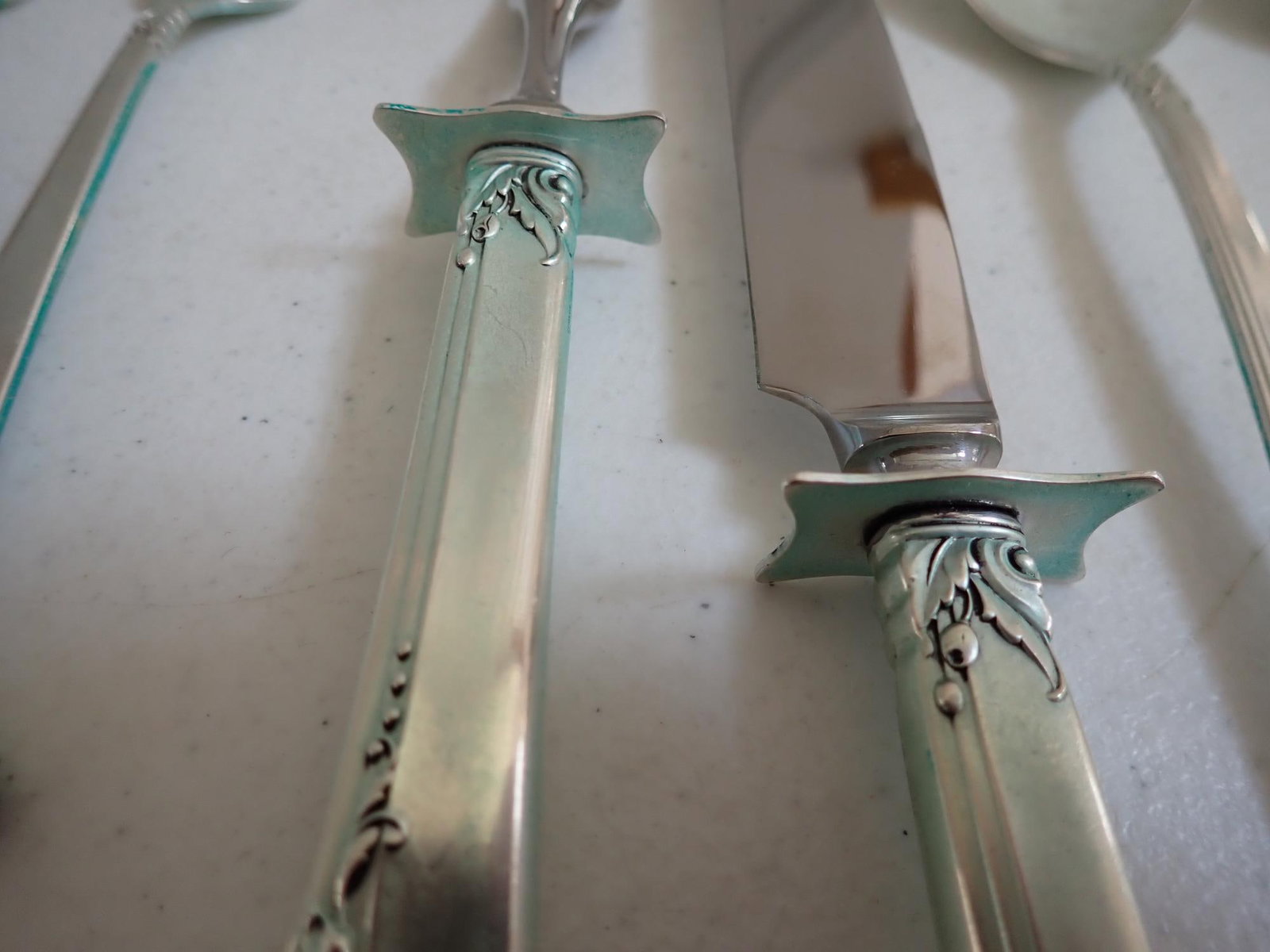Heirloom Sterling Flatware Set - 15