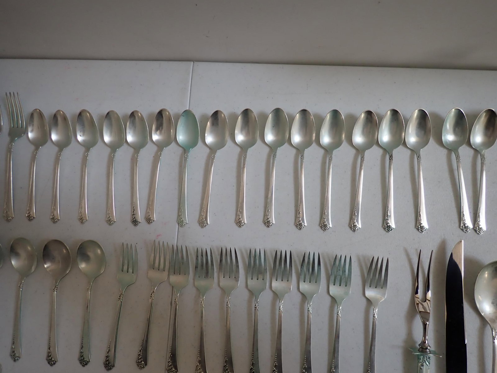 Heirloom Sterling Flatware Set - 4