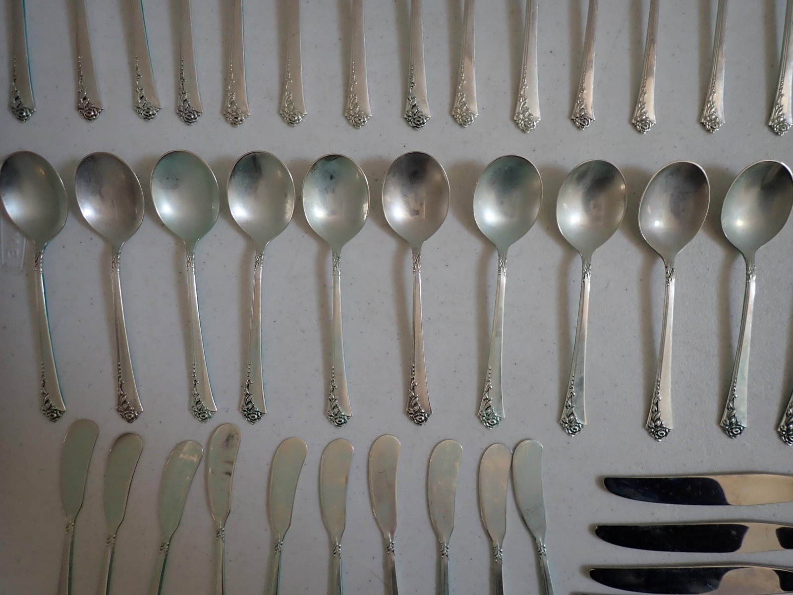 Heirloom Sterling Flatware Set - 6