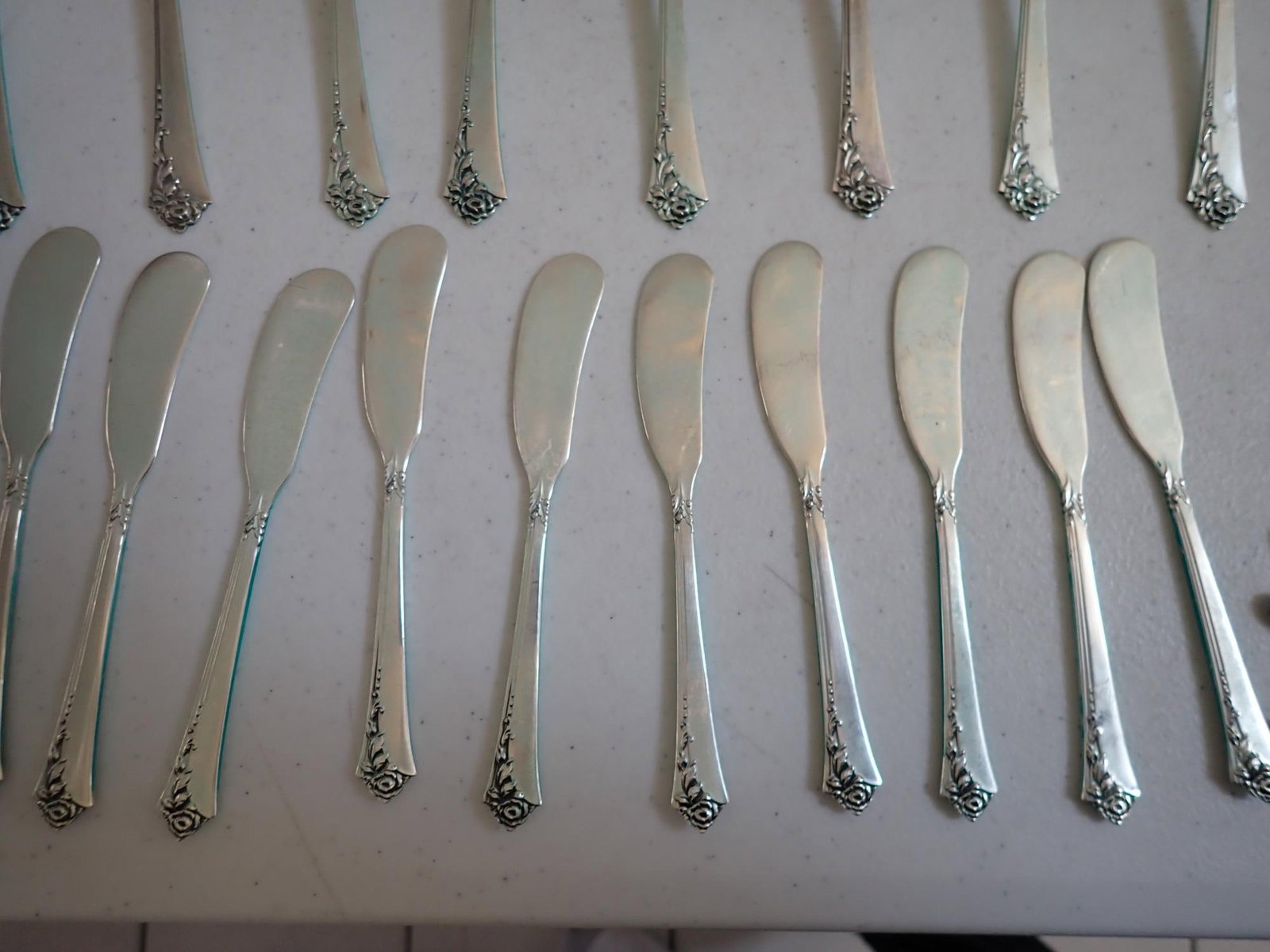 Heirloom Sterling Flatware Set - 9
