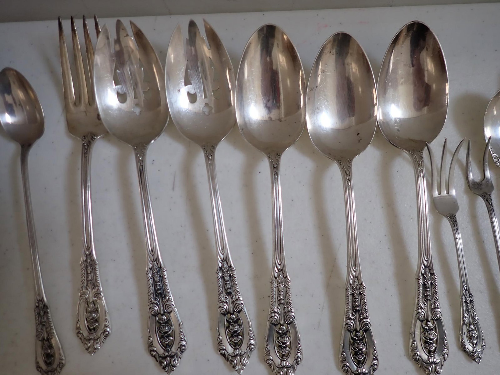 Rosepoint Wallace Sterling Flatware Set - 4
