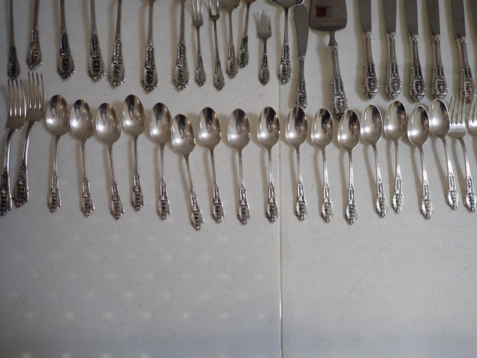Rosepoint Wallace Sterling Flatware Set - 8