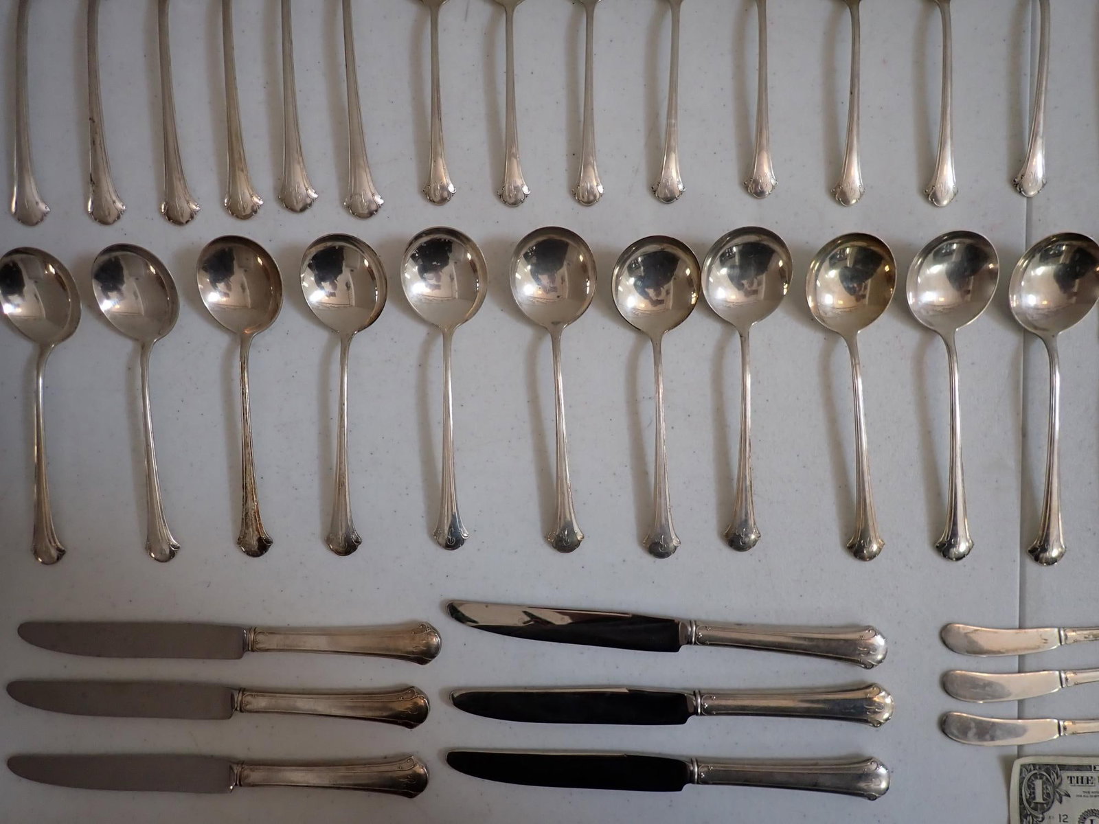 Towle Chippendale Sterling Flatware Set 56 Piece - 6