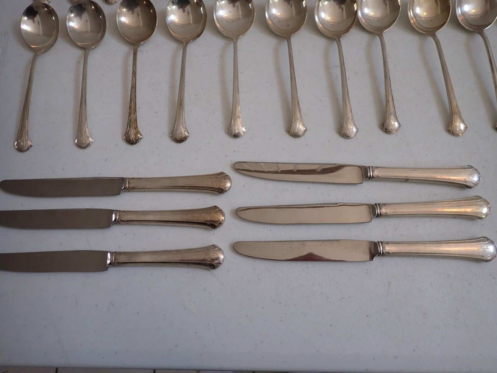 Towle Chippendale Sterling Flatware Set 56 Piece - 9