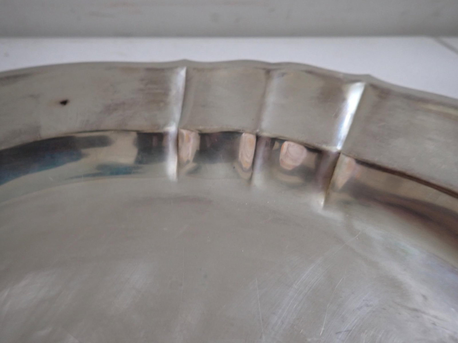 Gorham Sterling 13 1/2" Diameter Fluted Platter - 3