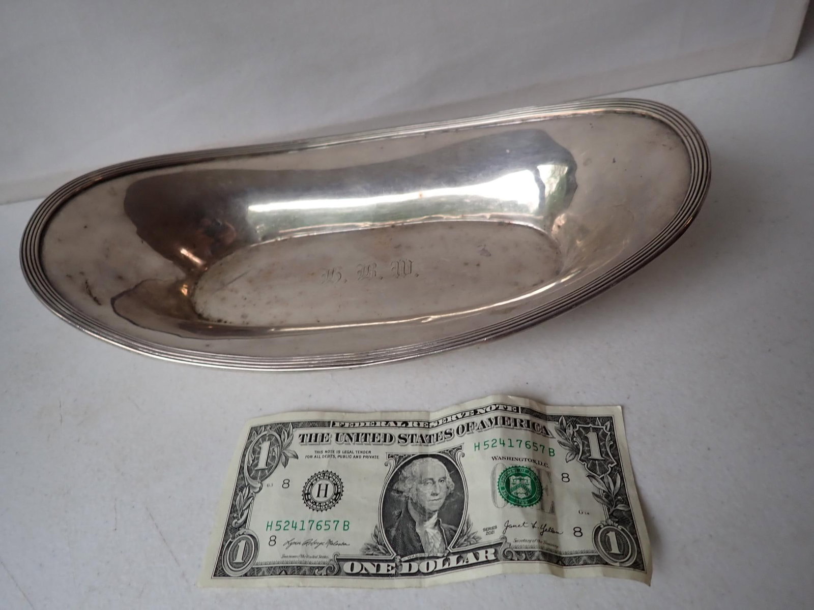 Sterling Oval Serving Bowl - 3