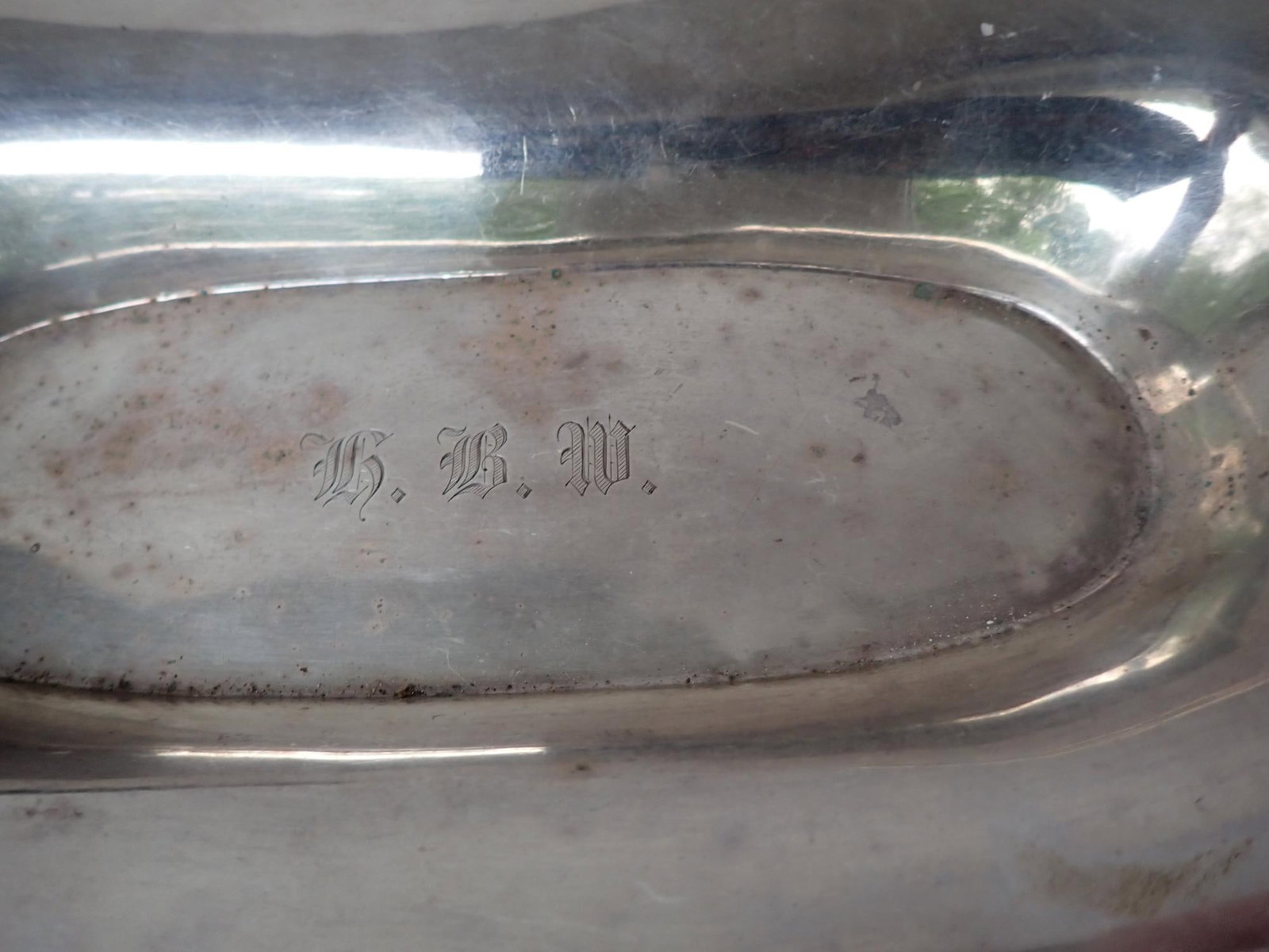 Sterling Oval Serving Bowl - 4