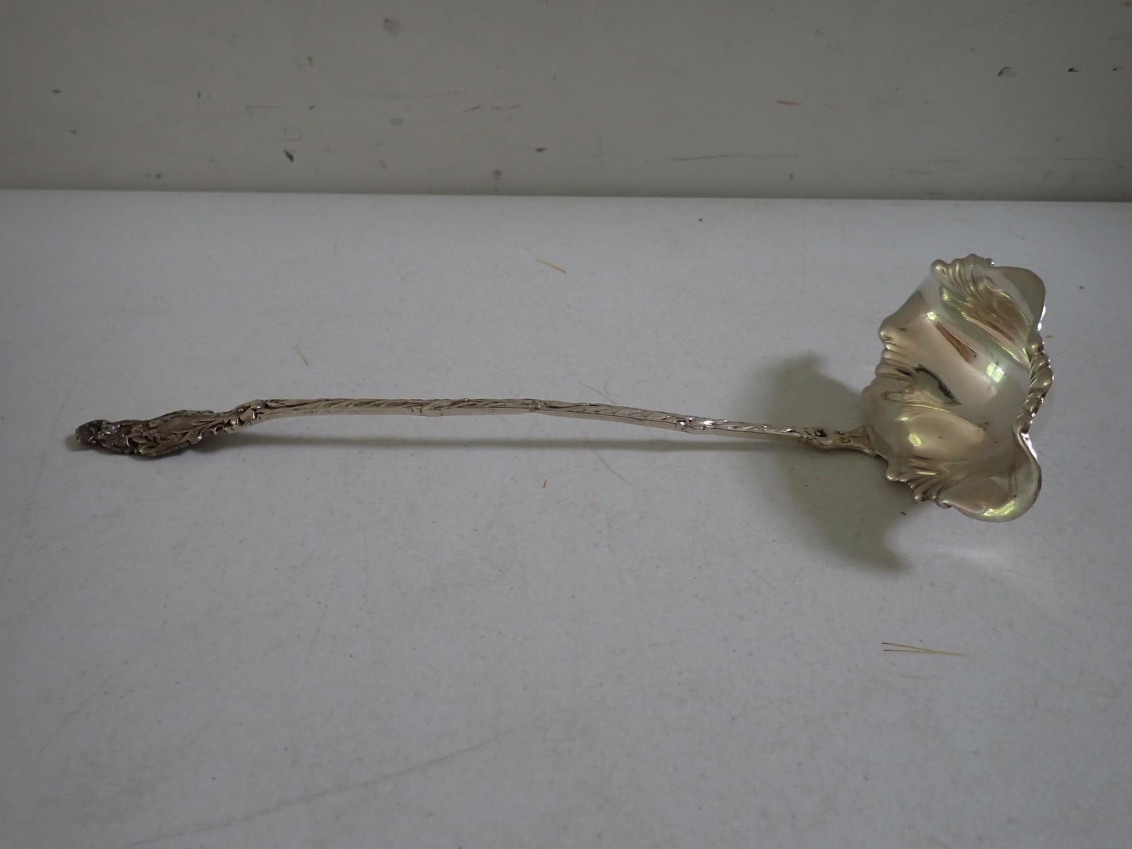 Sterling 13 1/2" Ladle: Ladle measures 5" x 3". - 7.4 troy ounces.