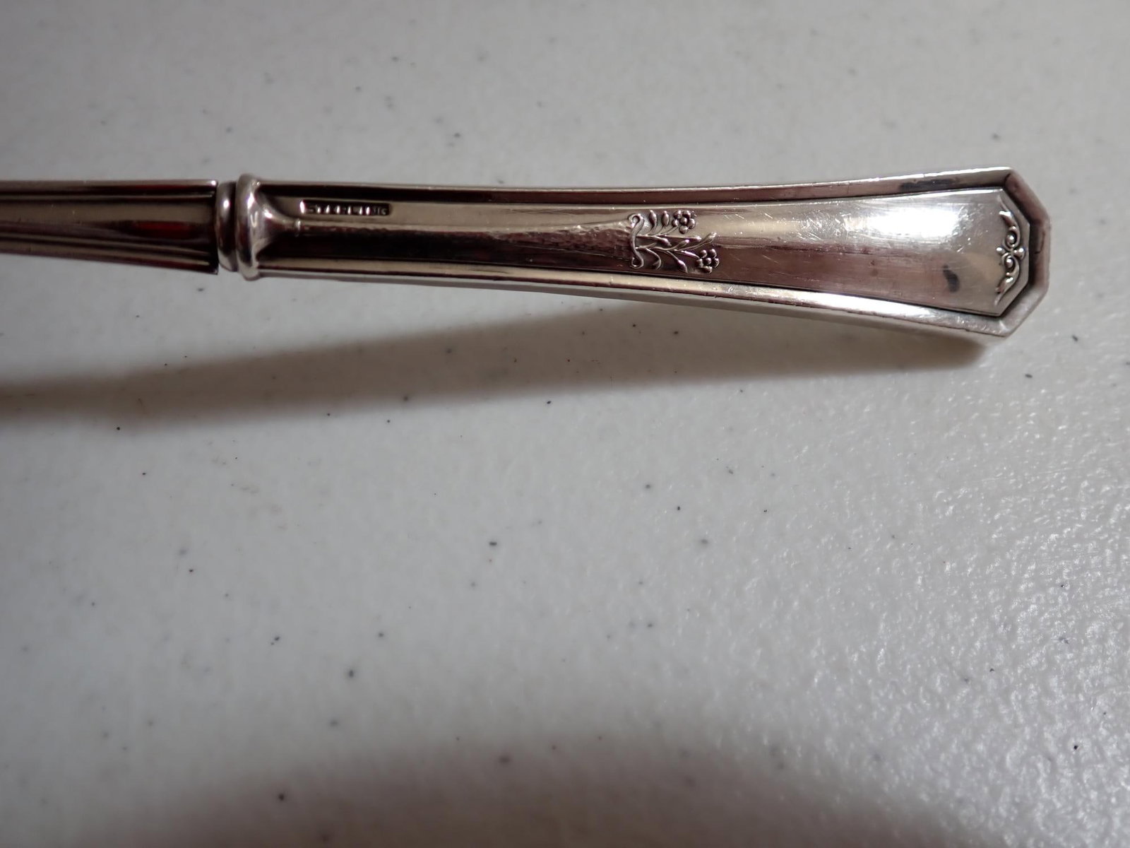 Sterling Silver Serving Spoons and Fork - 4