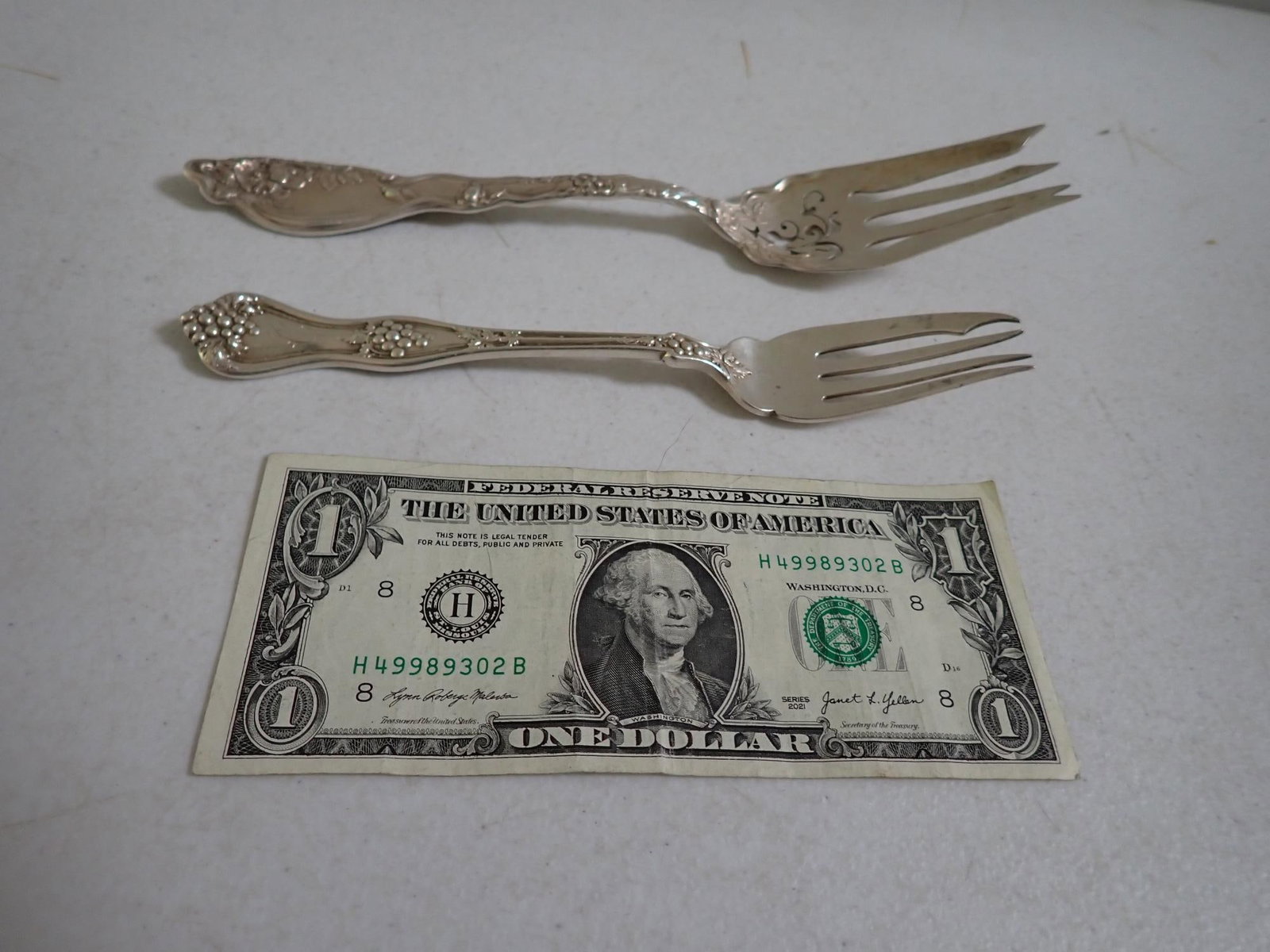 2 Sterling Serving Forks - 2