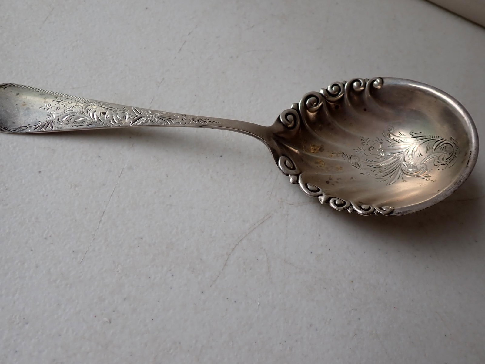 _______ Sterling Serving Spoons - 3
