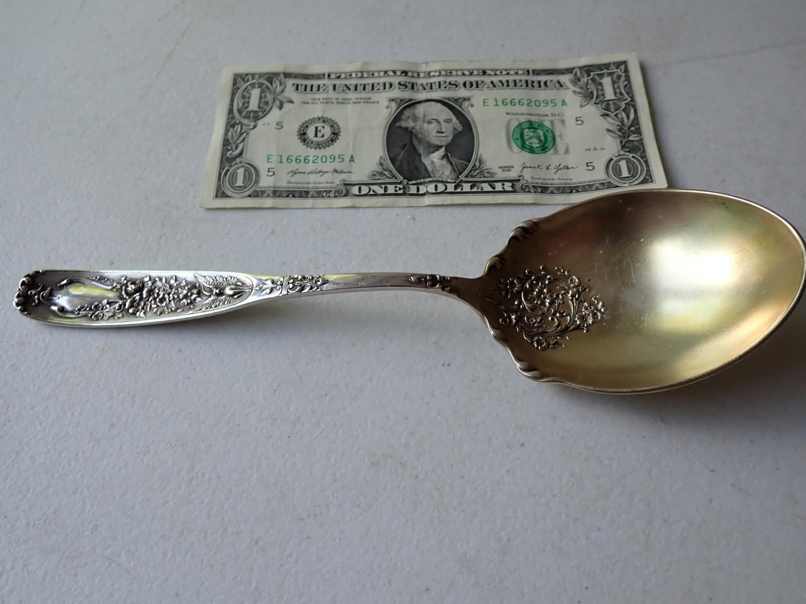 Reed & Barton Sterling Serving Spoon - 2