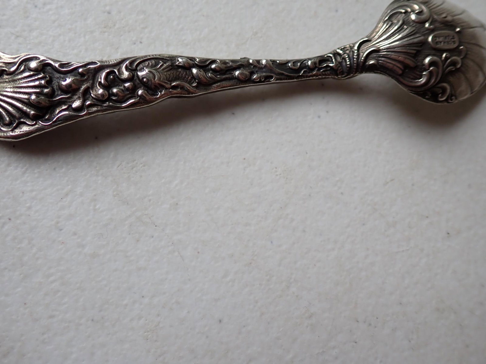 Gorham Sterling Heavy Ornate Turtle Design Spoon - 4