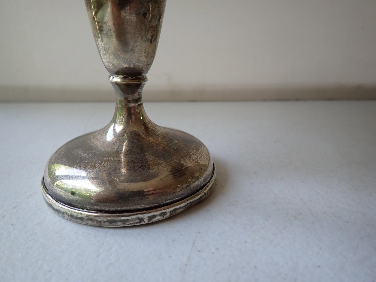 Weighted Sterling Vase, Candlestick, etc. - 5