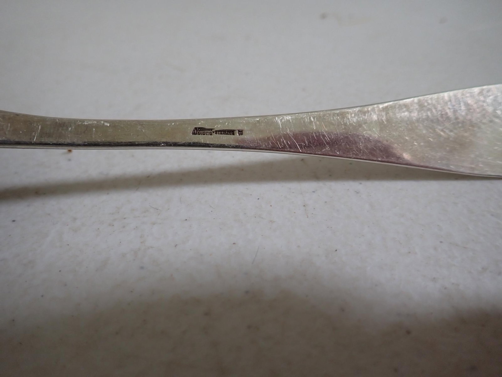 Stone Sterling Salad Set & Serving Spoon - 13