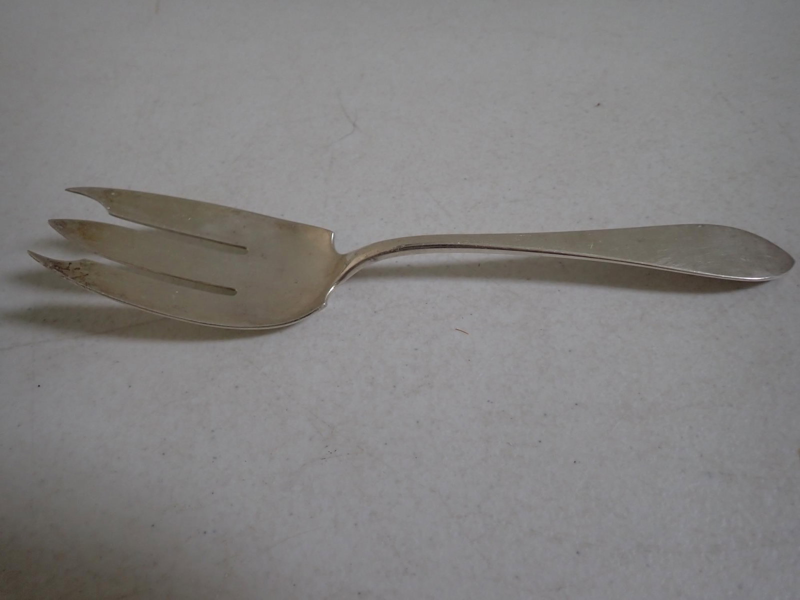 Stone Sterling Salad Set & Serving Spoon - 14