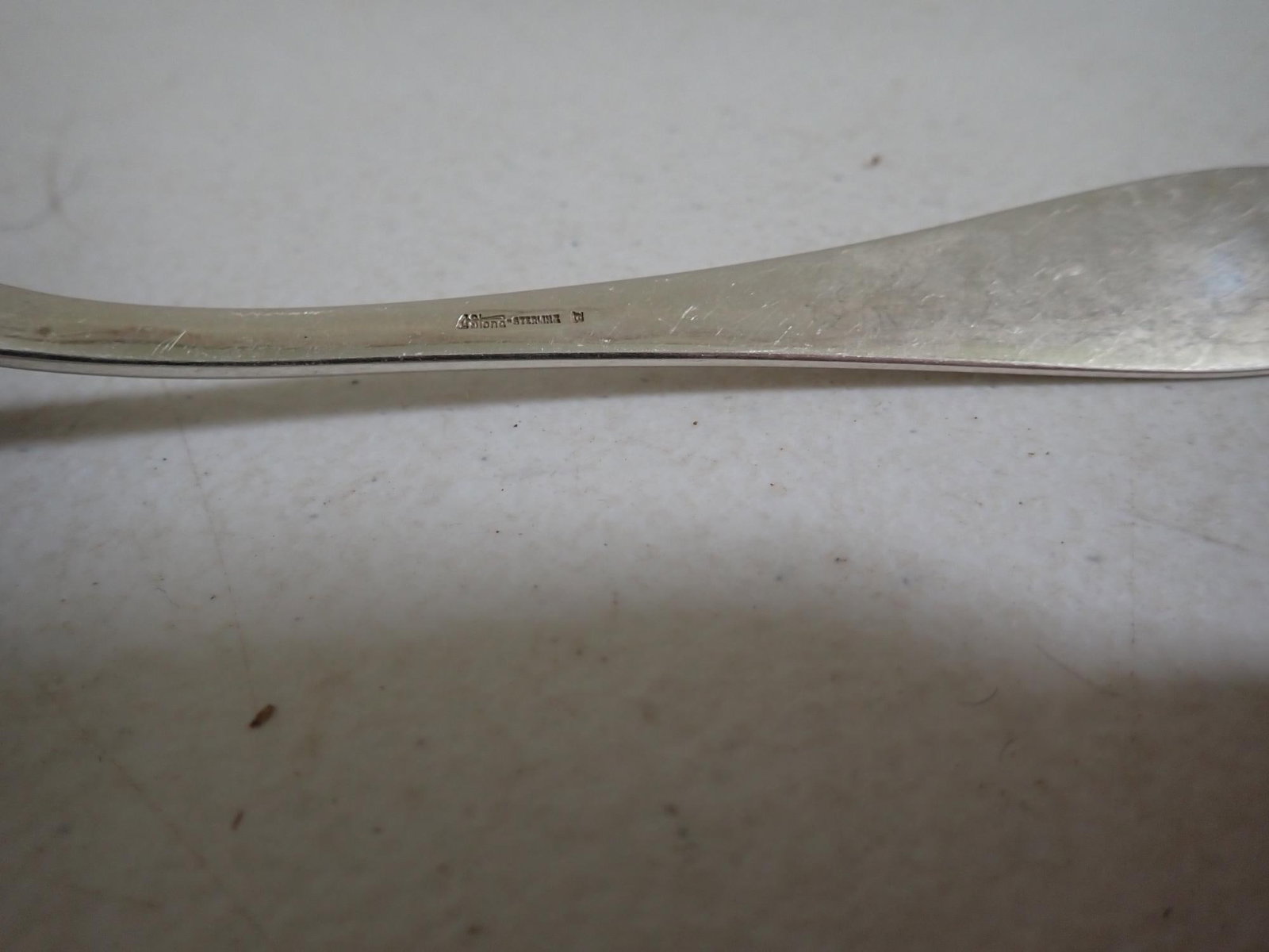 Stone Sterling Salad Set & Serving Spoon - 15