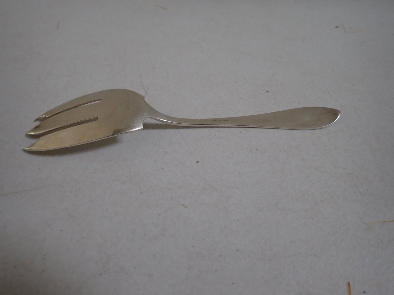 Stone Sterling Salad Set & Serving Spoon - 16