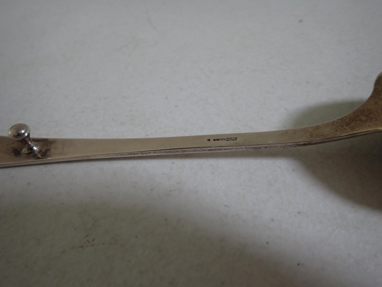 Stone Sterling Salad Set & Serving Spoon - 4