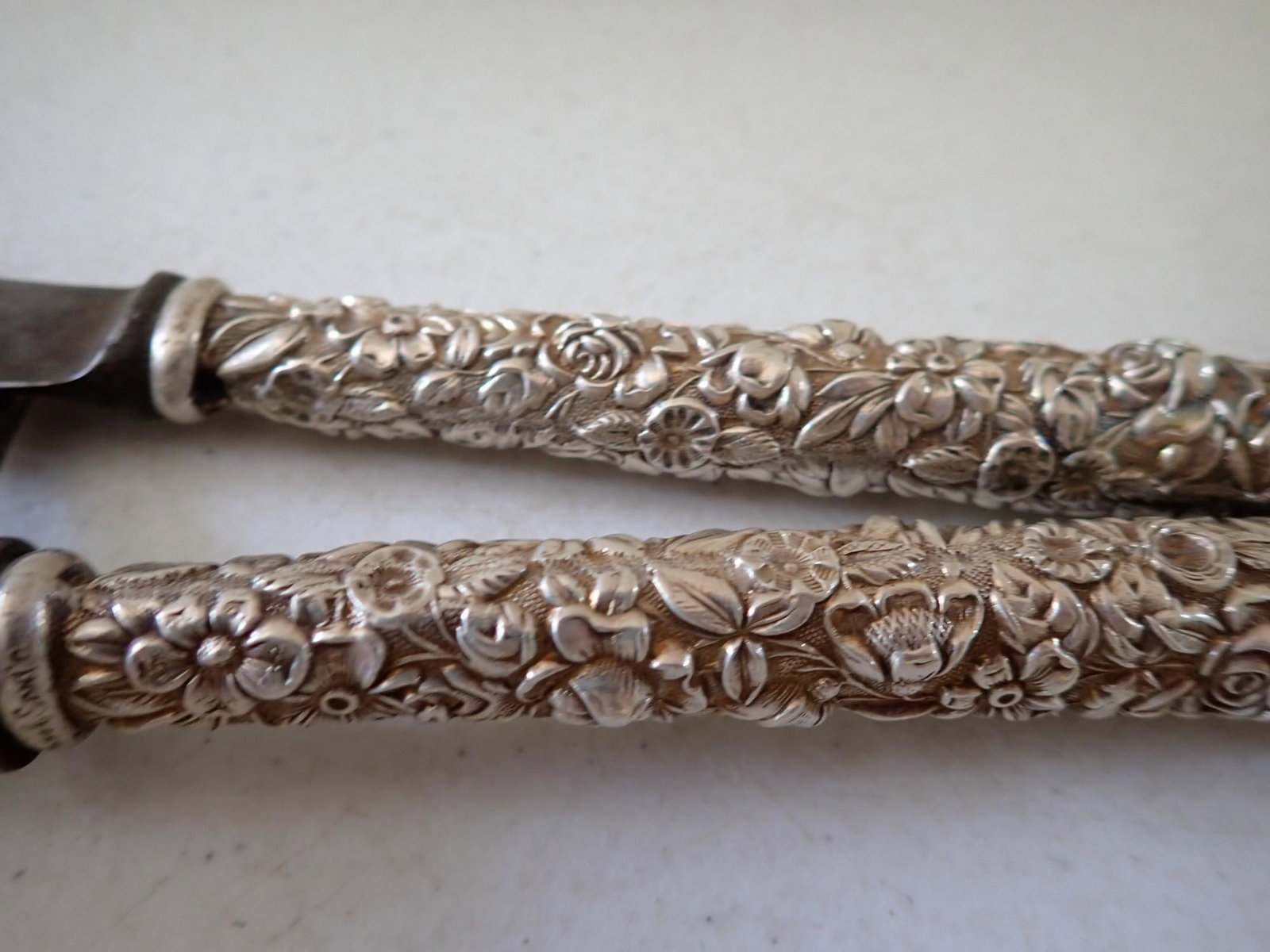 Silver Handled & Silverplate Serving pieces, etc. - 6