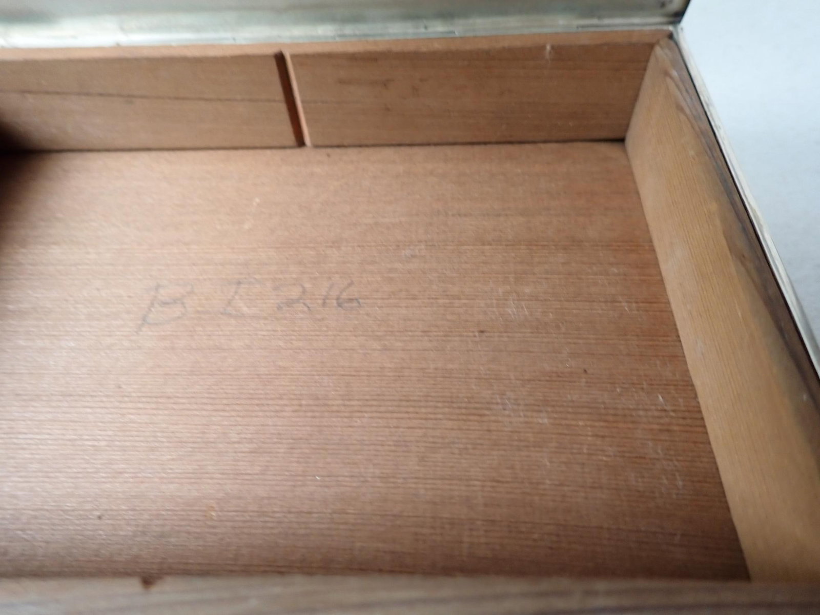2 Wood Lined Sterling Presentation Cigar boxes - 12