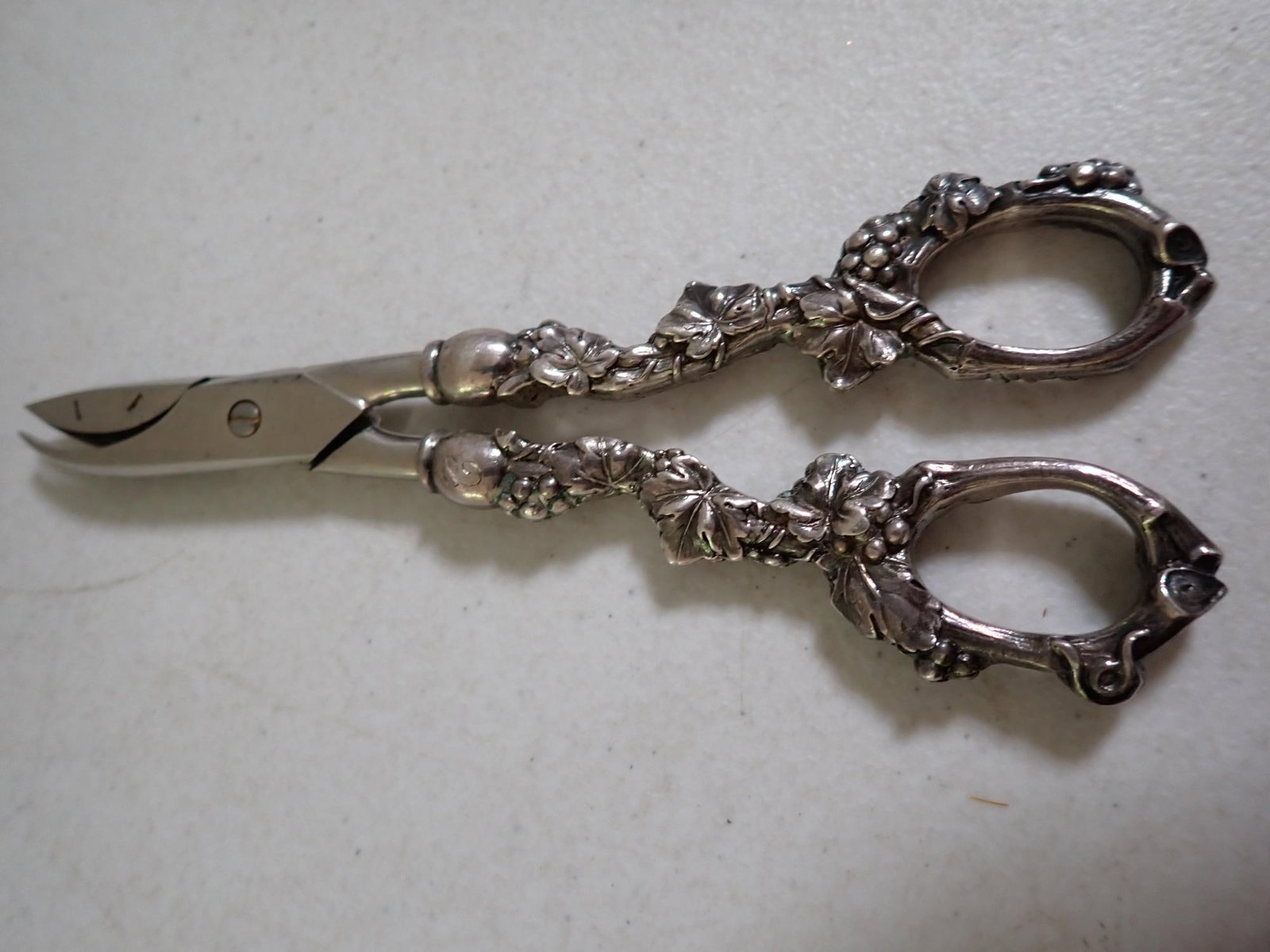 Sterling Handle Shears & Pie Server - 4