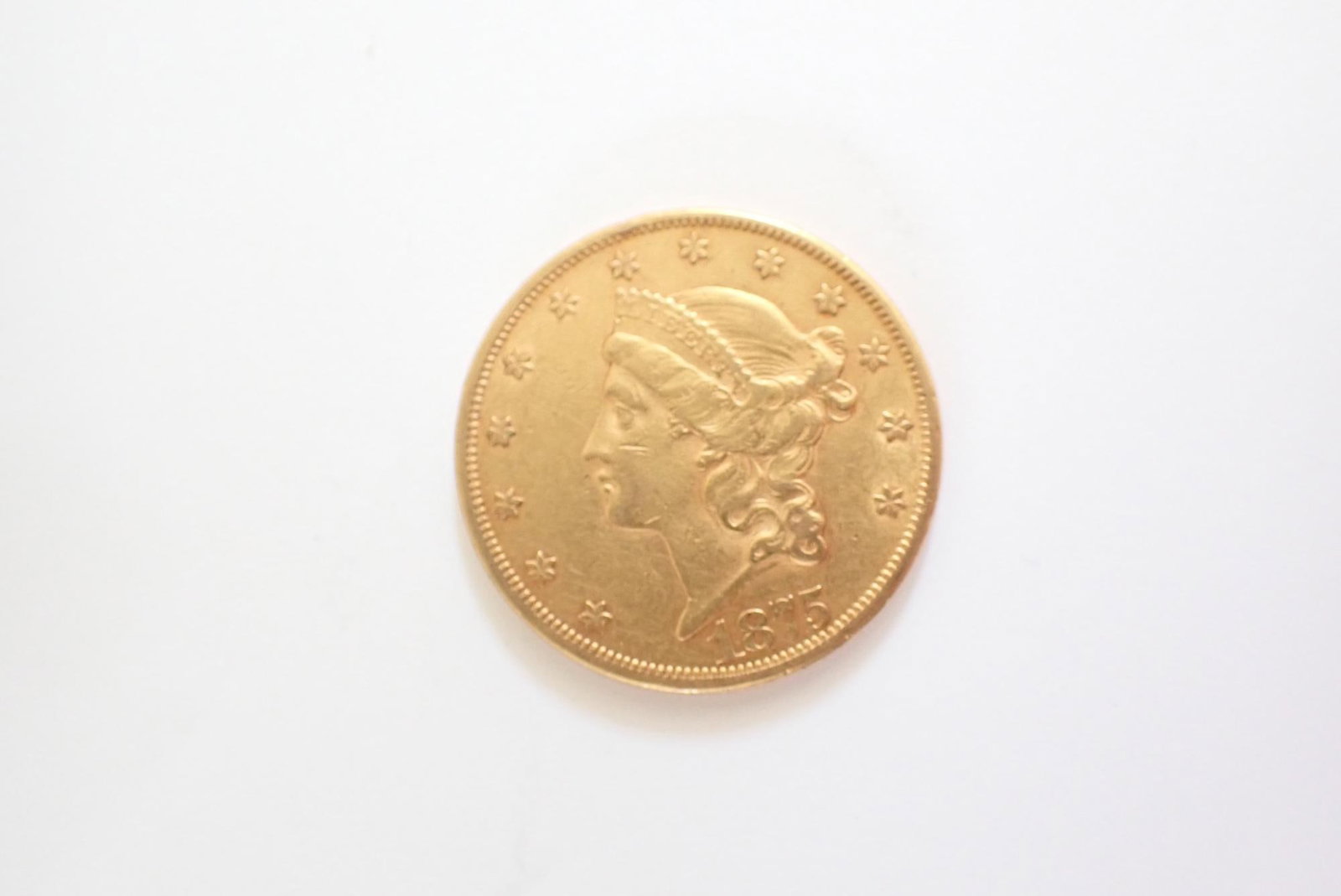 1875 Double Eagle $20 Gold Coin - 3