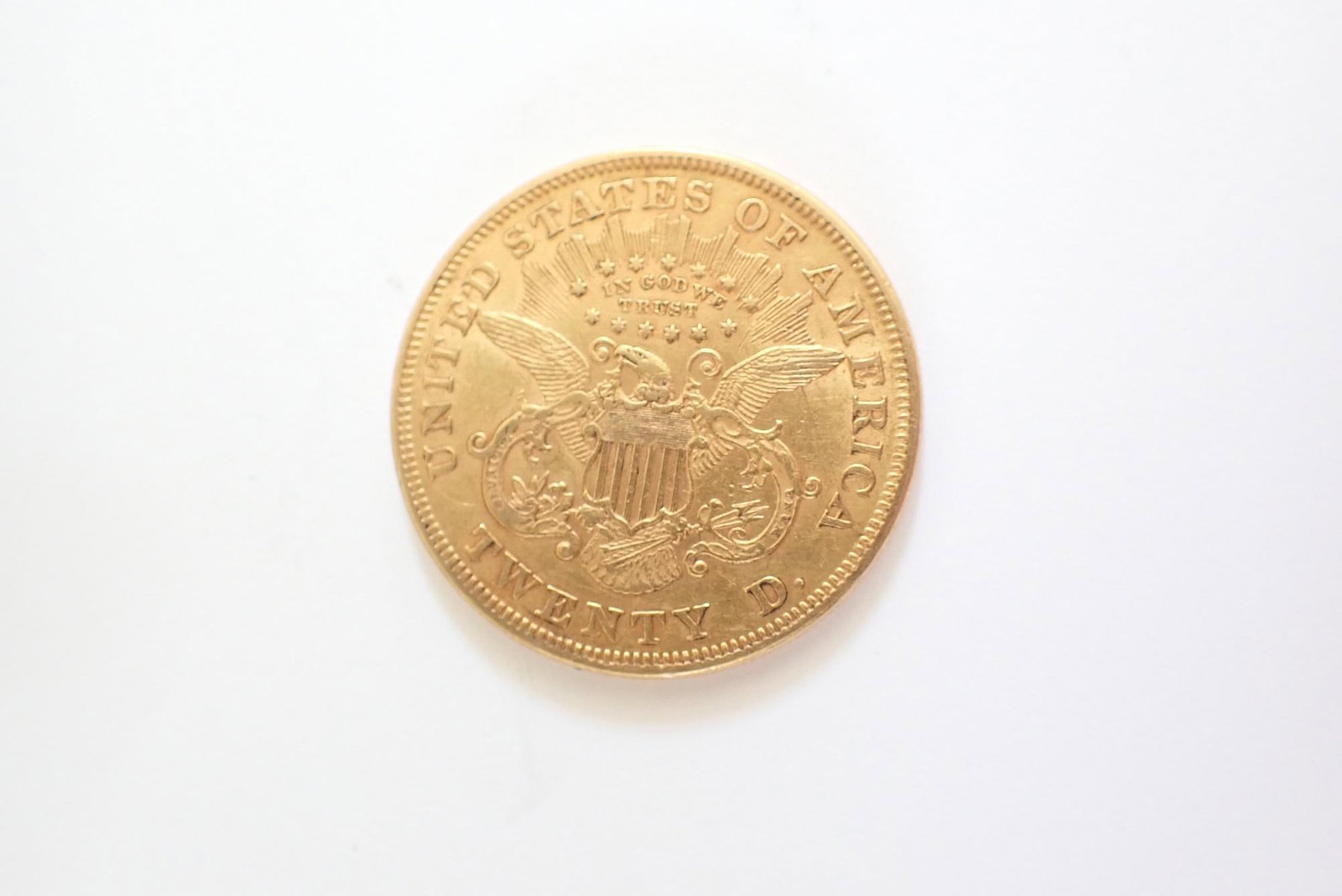 1875 Double Eagle $20 Gold Coin - 4