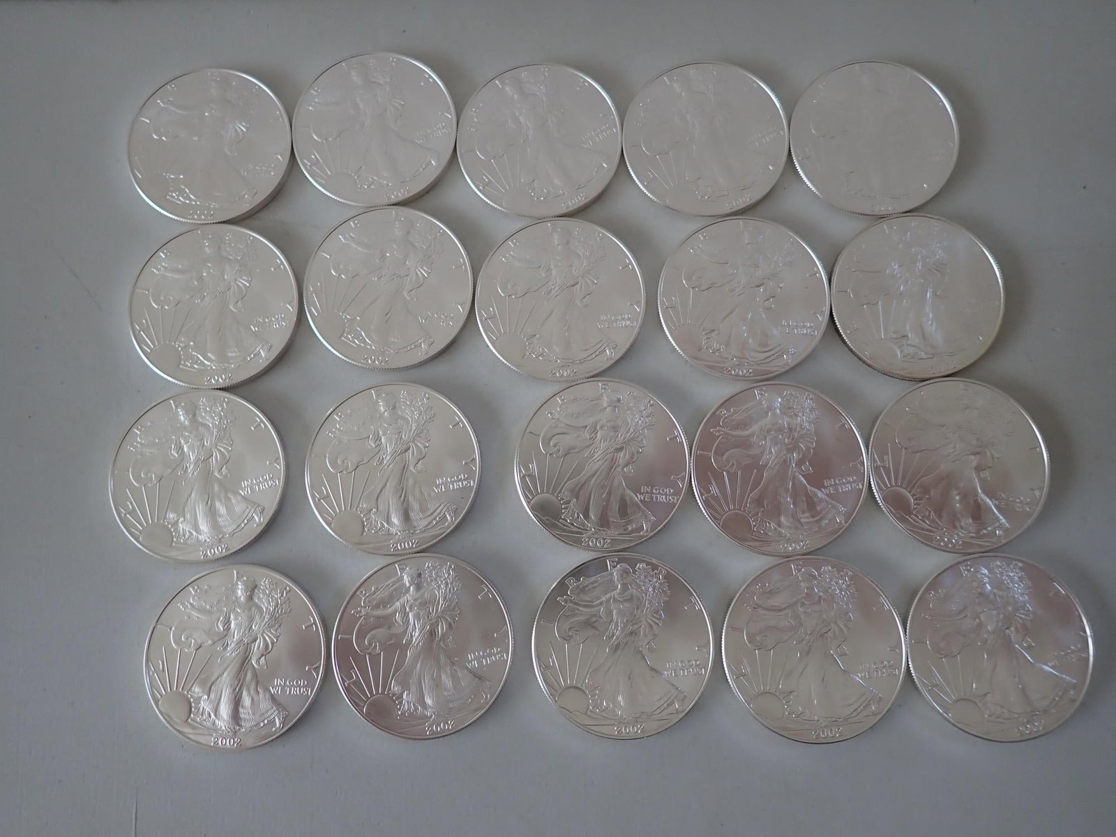 20 American Eagle Silver Coins - 2