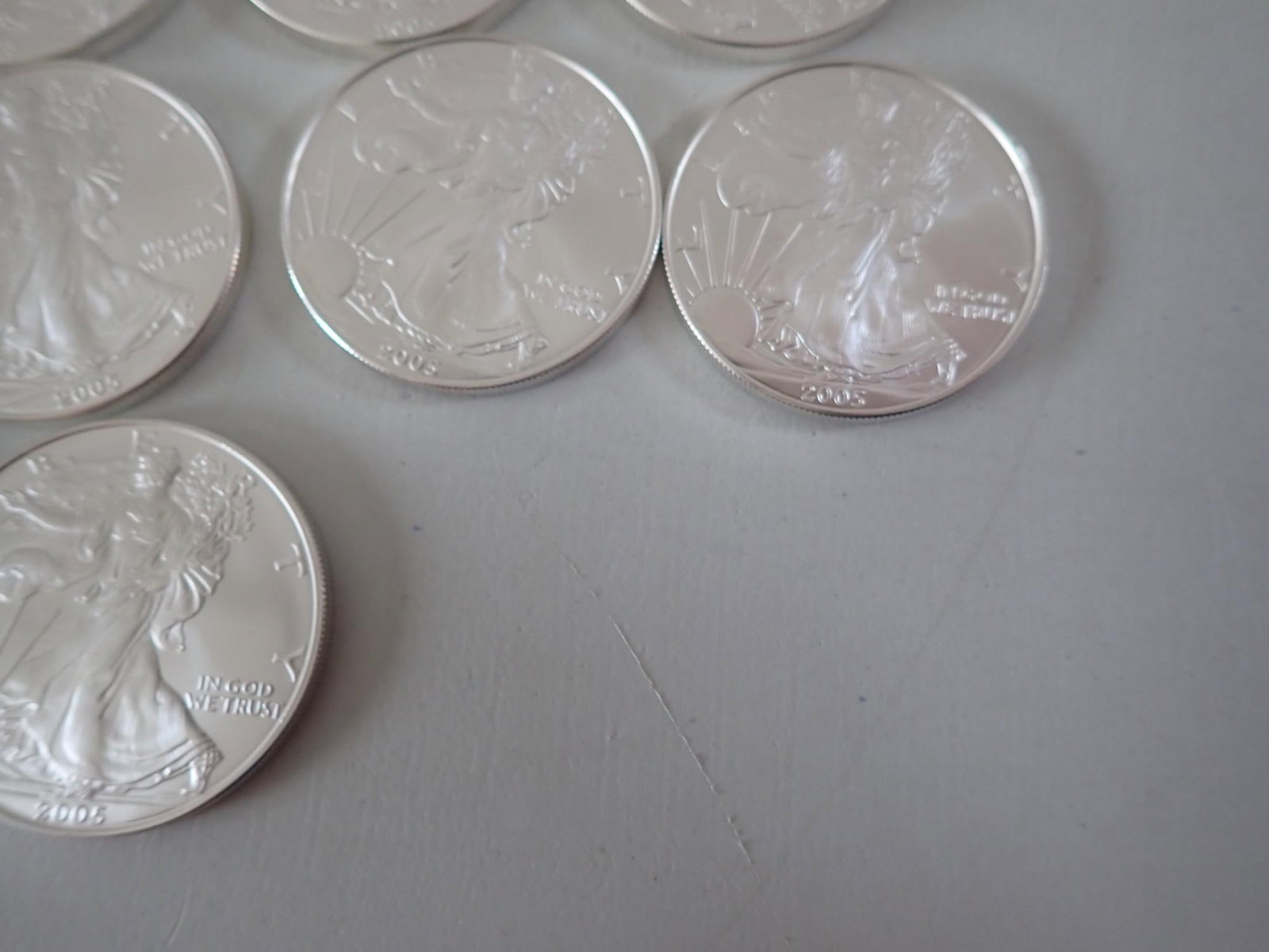 17 American Eagle Silver Coins - 5