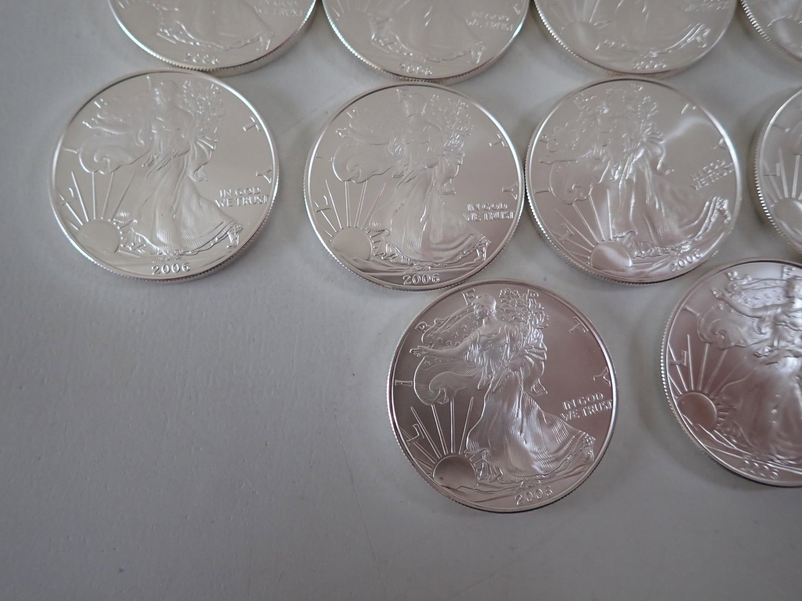 17 American Eagle Silver Coins - 4