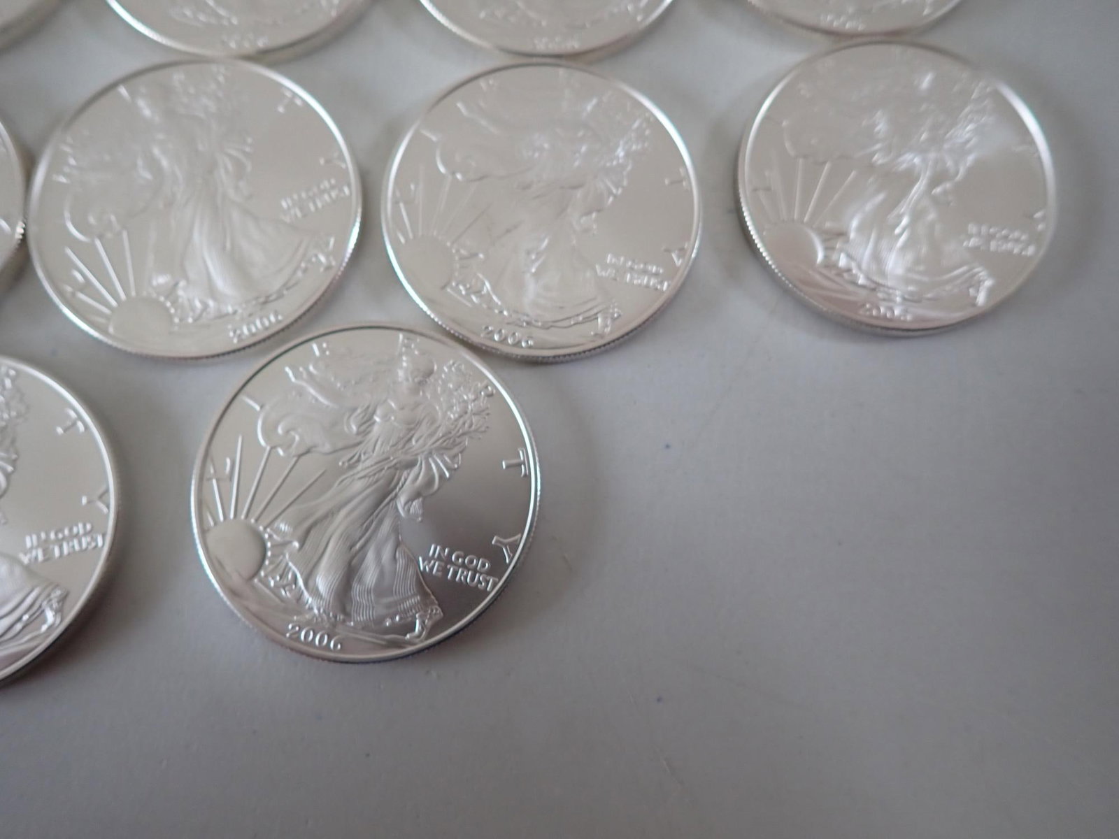 17 American Eagle Silver Coins - 5