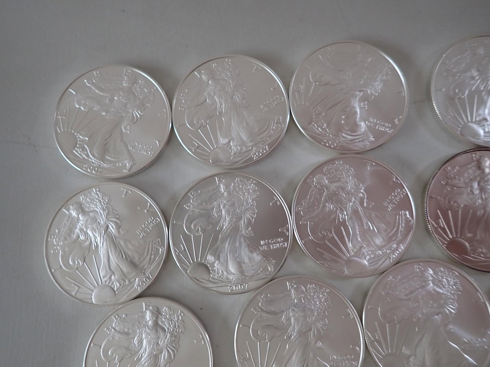 17 American Eagle Silver Coins - 3
