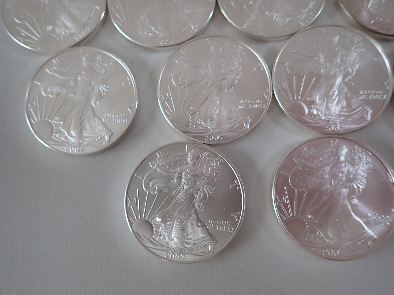 17 American Eagle Silver Coins - 5