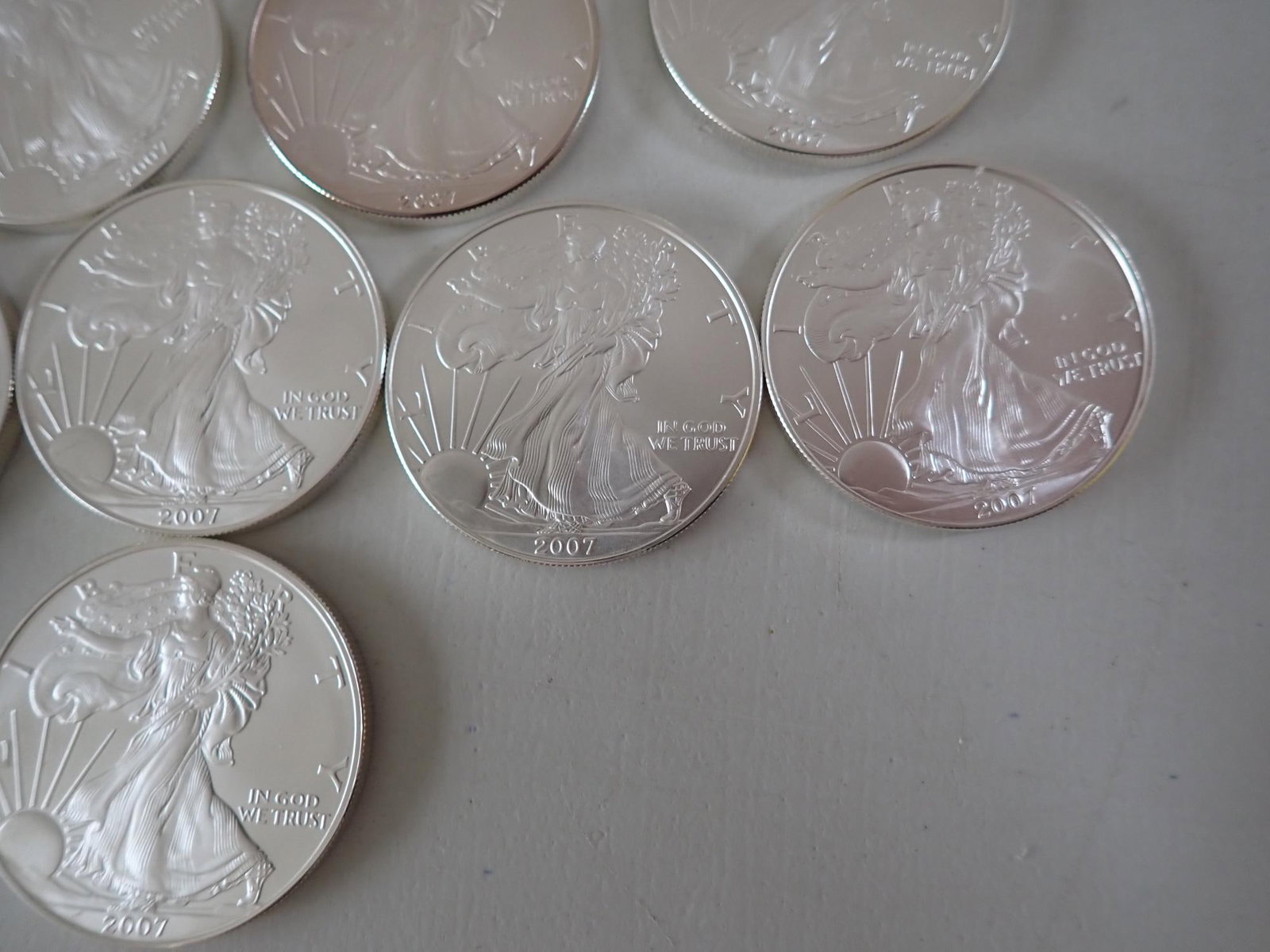 17 American Eagle Silver Coins - 6