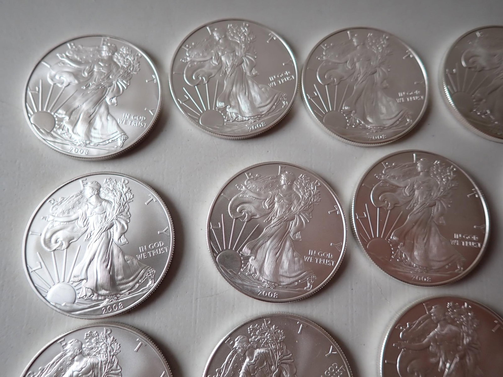 17 American Eagle Silver Coins - 3