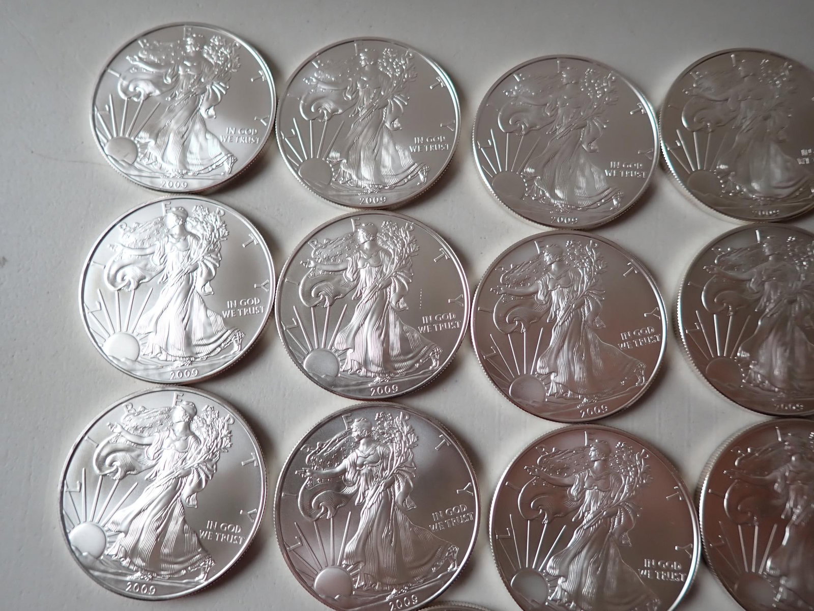 17 American Eagle Silver Coins - 3