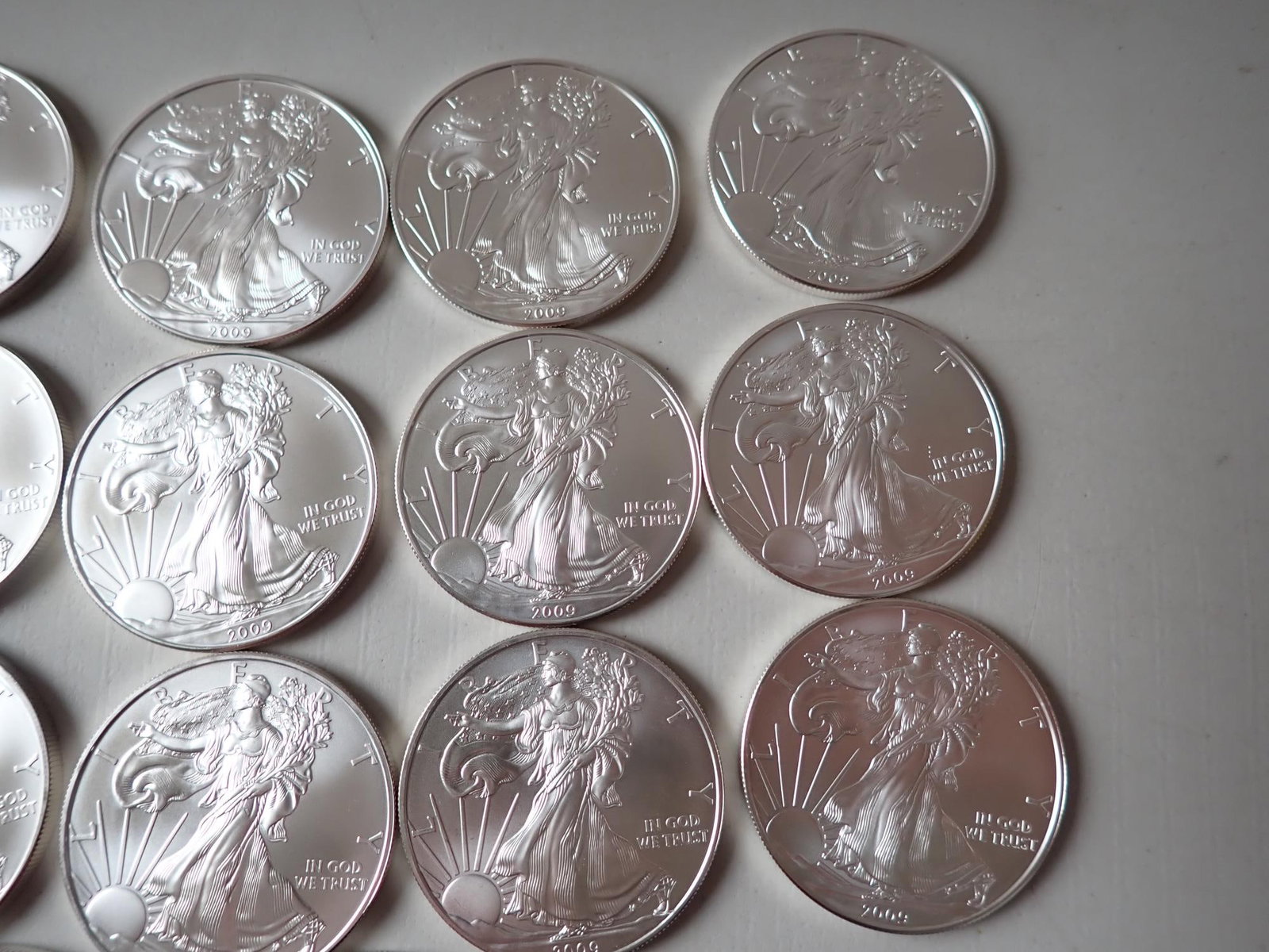 17 American Eagle Silver Coins - 4