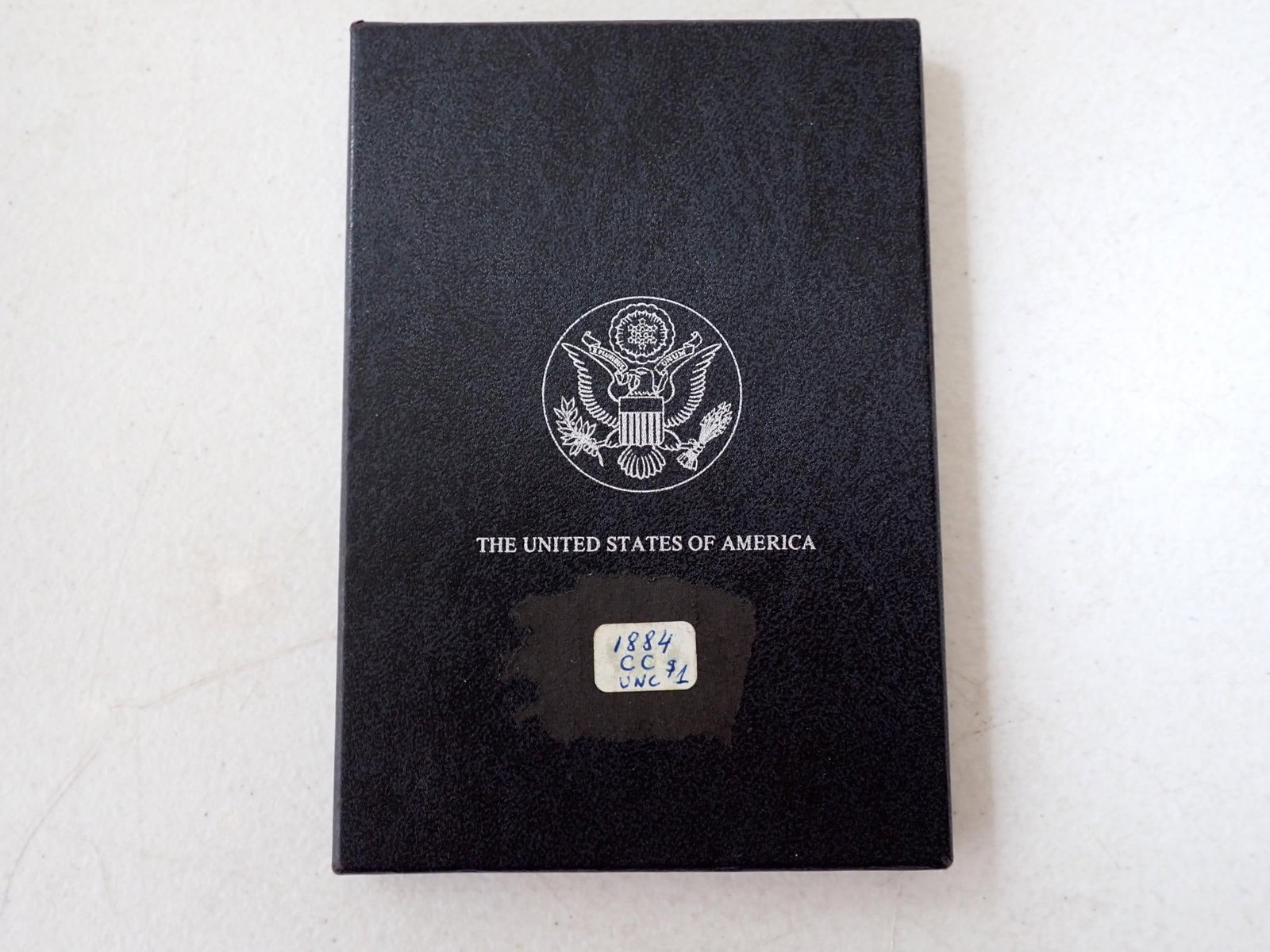 1884-CC GSA Carson City Silver Dollar: In 1972 U.S. Government box. Has certificate of authenticity,
