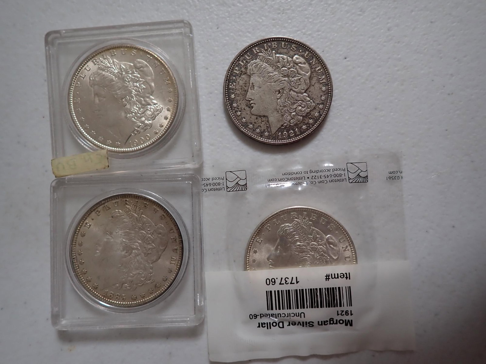 1921 Morgan Uncirculated Silver Dollar & others (1 of 10)