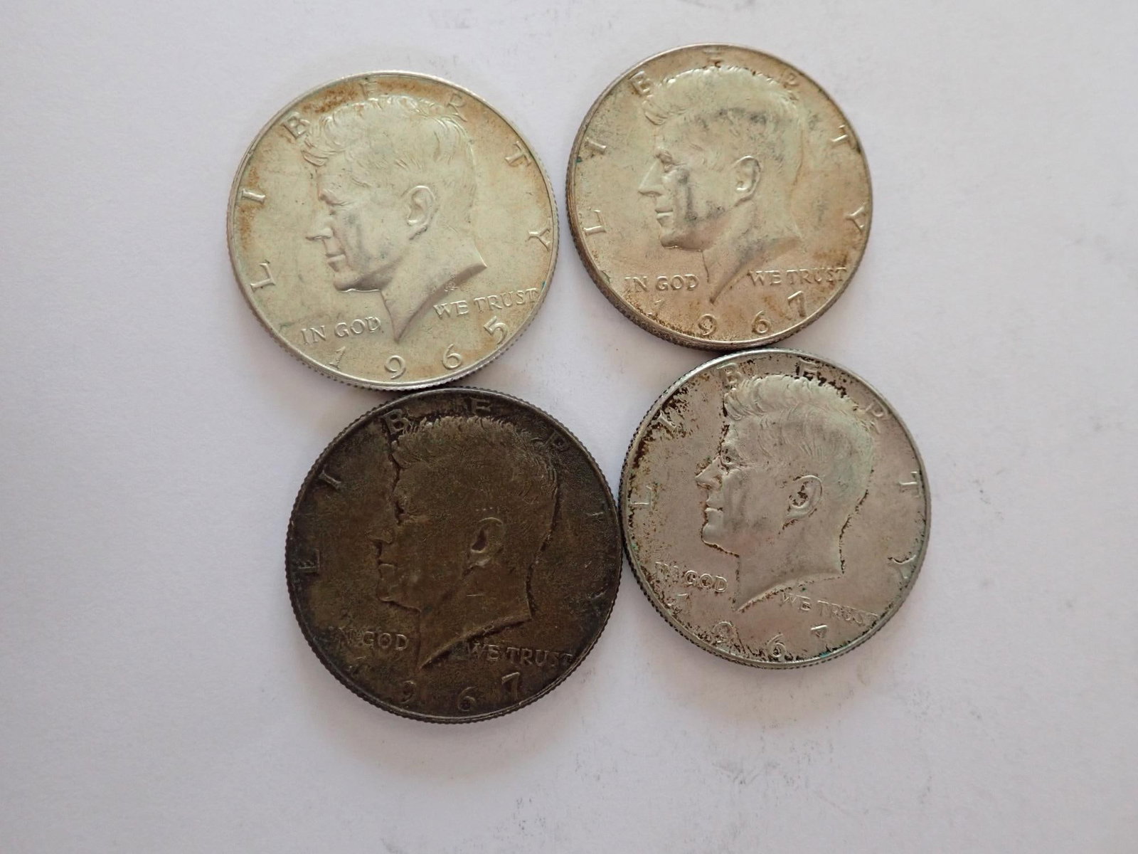 Silver Half Dollars, Quarters, and Dimes - 10