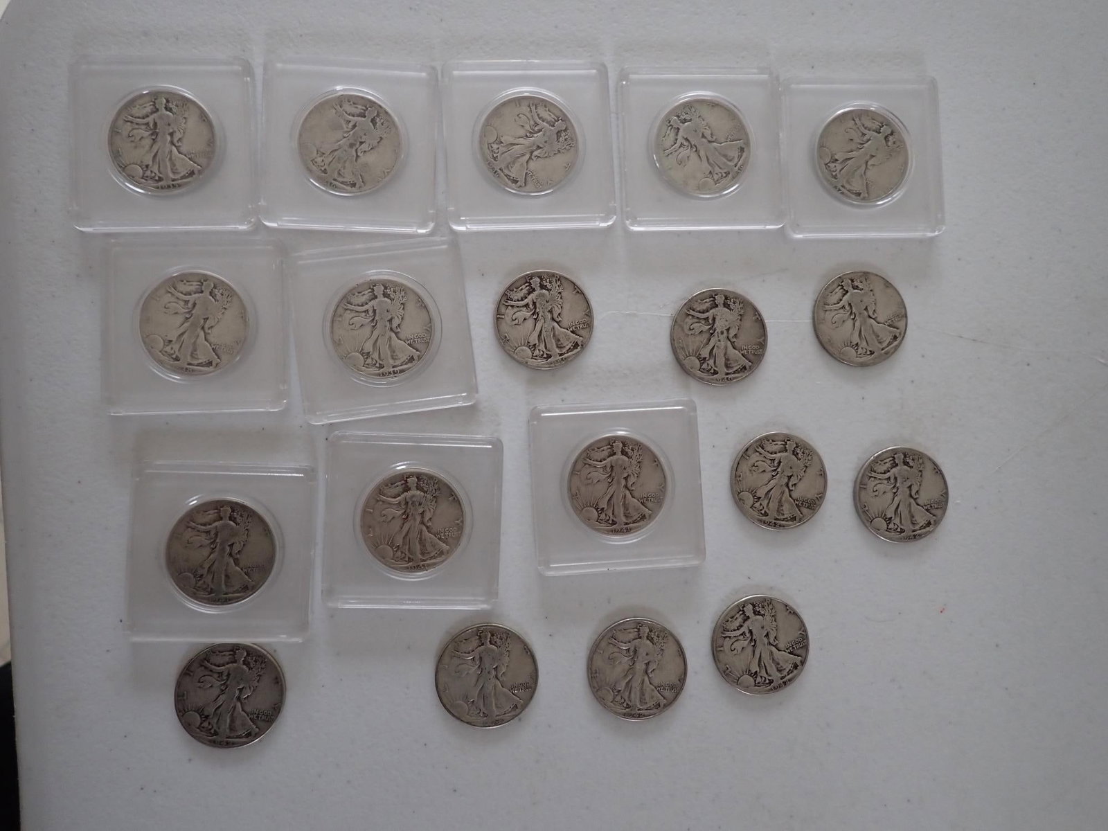 1930s & 1940s Walking Liberty Half Dollars (1 of 9)