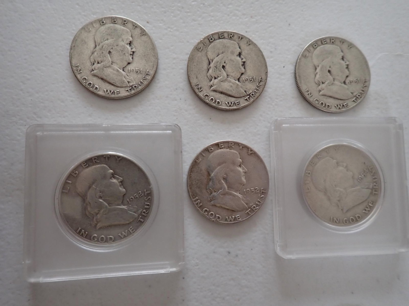 1950s Franklin Half Dollars Roll - 2
