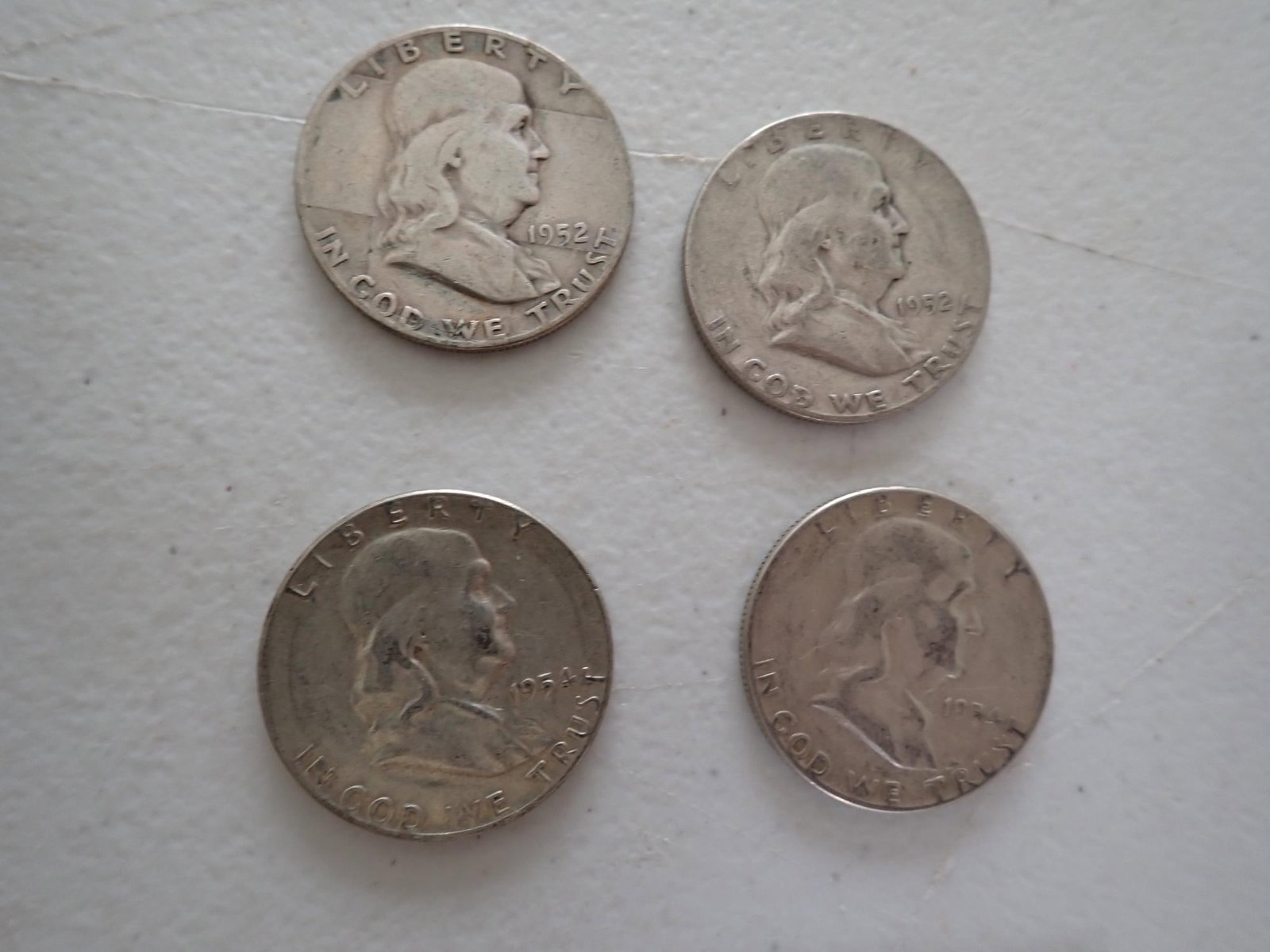 1950s Franklin Half Dollars Roll - 4