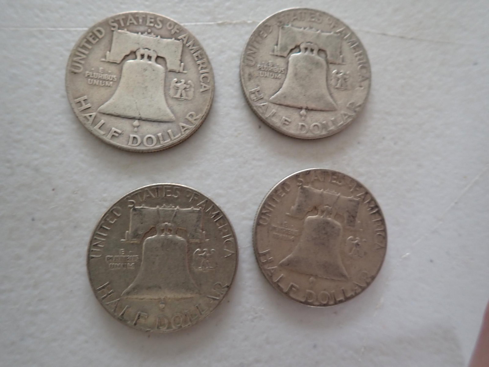 1950s Franklin Half Dollars Roll - 5