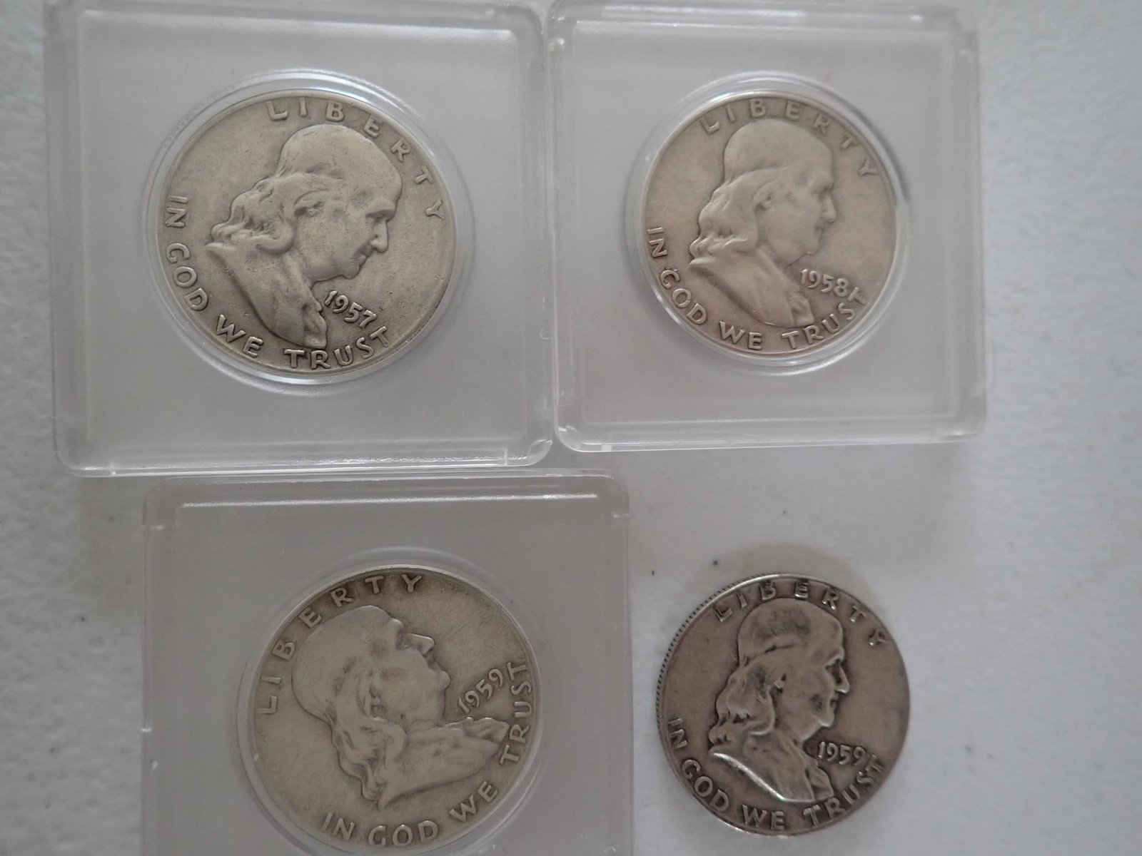 1950s Franklin Half Dollars Roll - 8