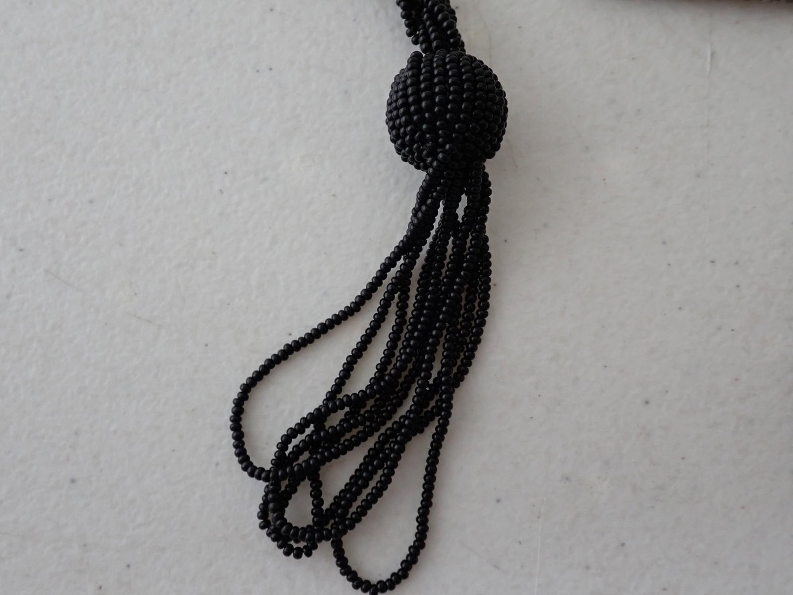 Mesh Purse, Beaded Flapper Necklace, Compact - 5