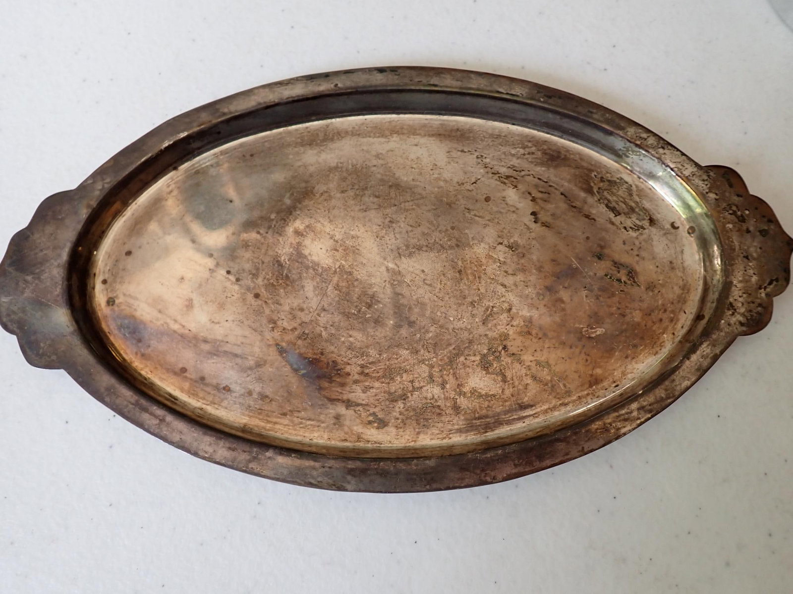Sterling tray and plate - 3