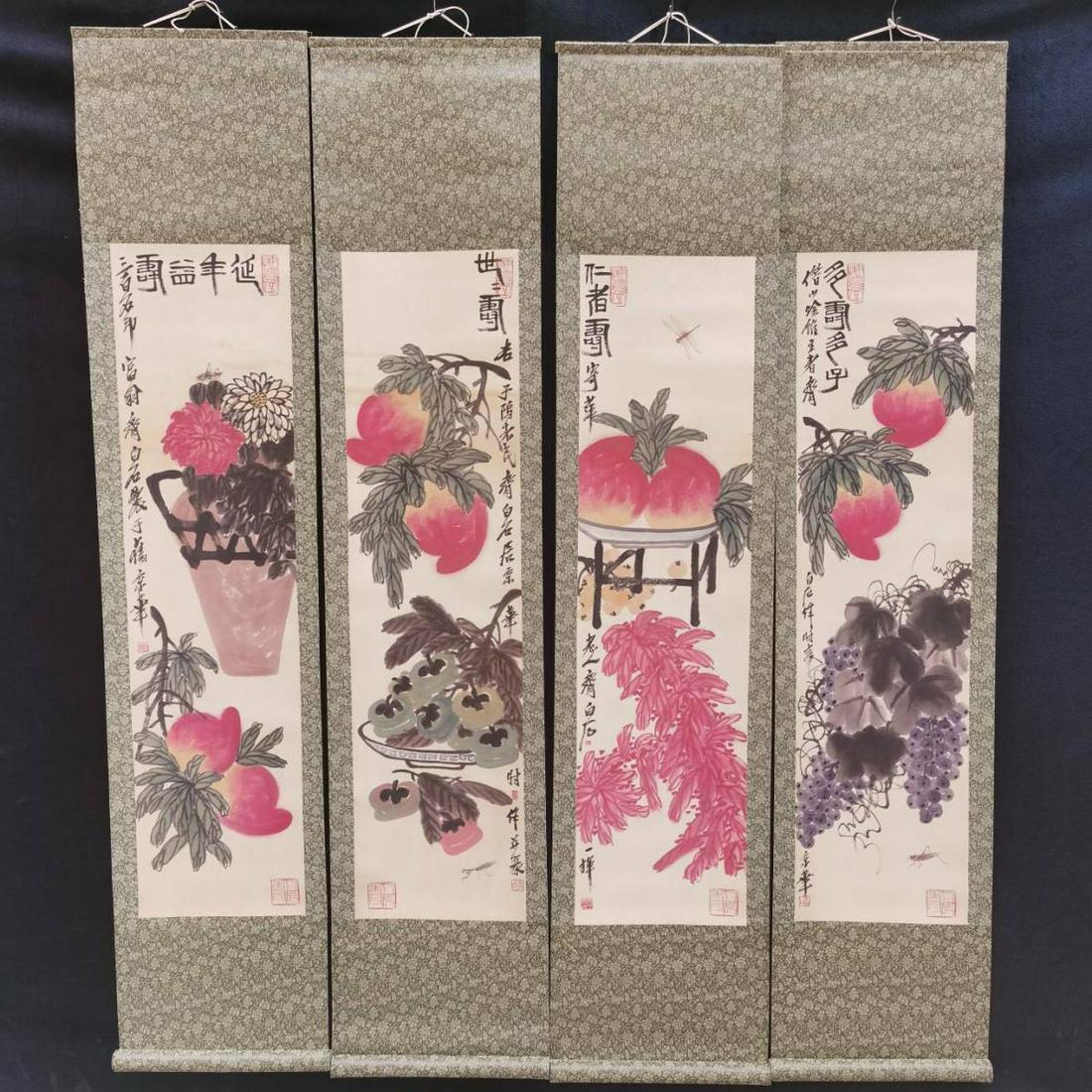 Chinese ink and color painting qi bai shi (1 of 8)