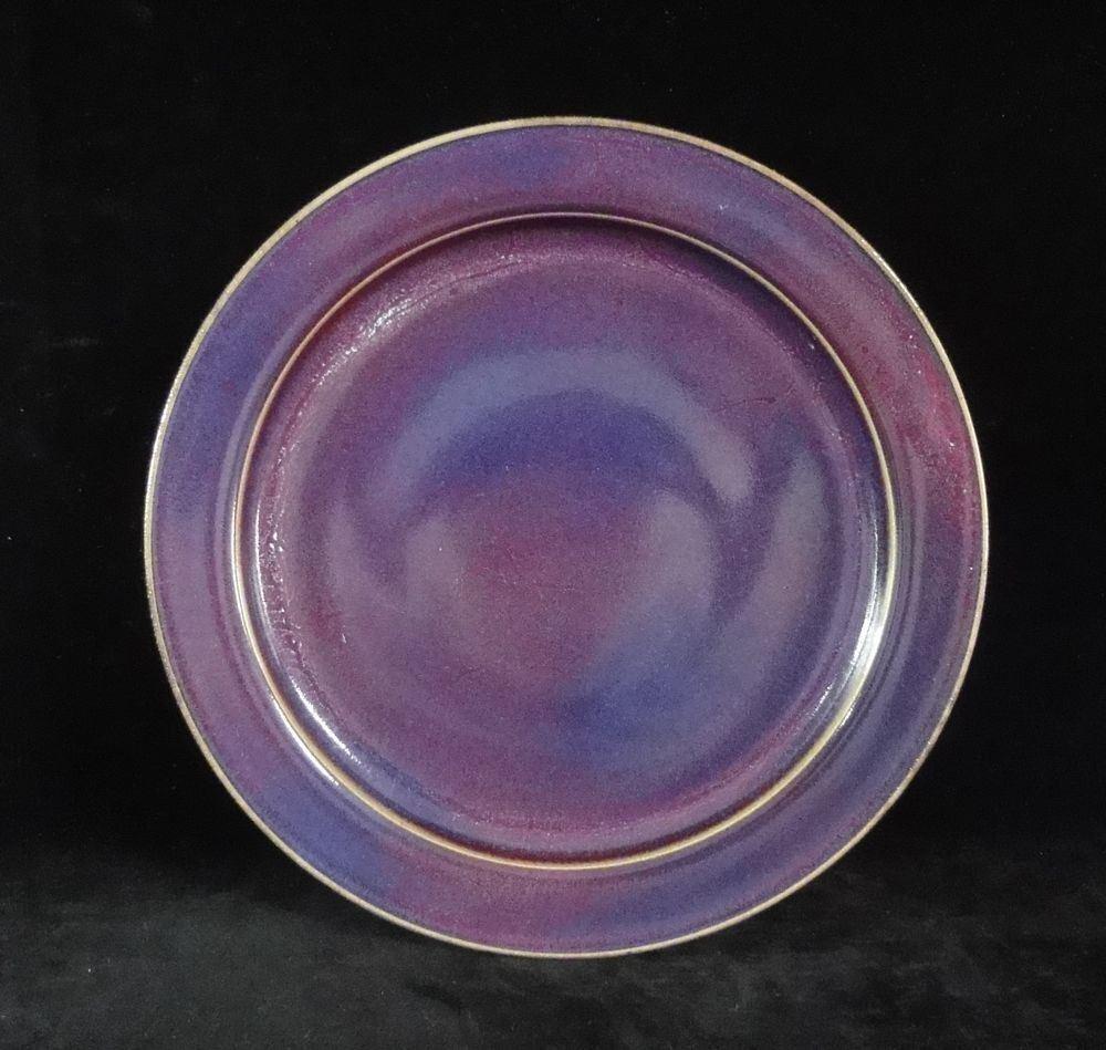 Chinese jun kiln porcelain plate (1 of 11)